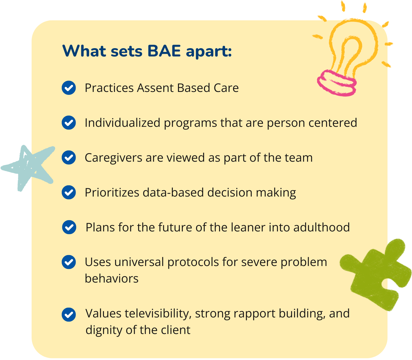 Services - Behavior and Education Inc